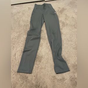 Gray and pink youth medium Nike athletic leggings